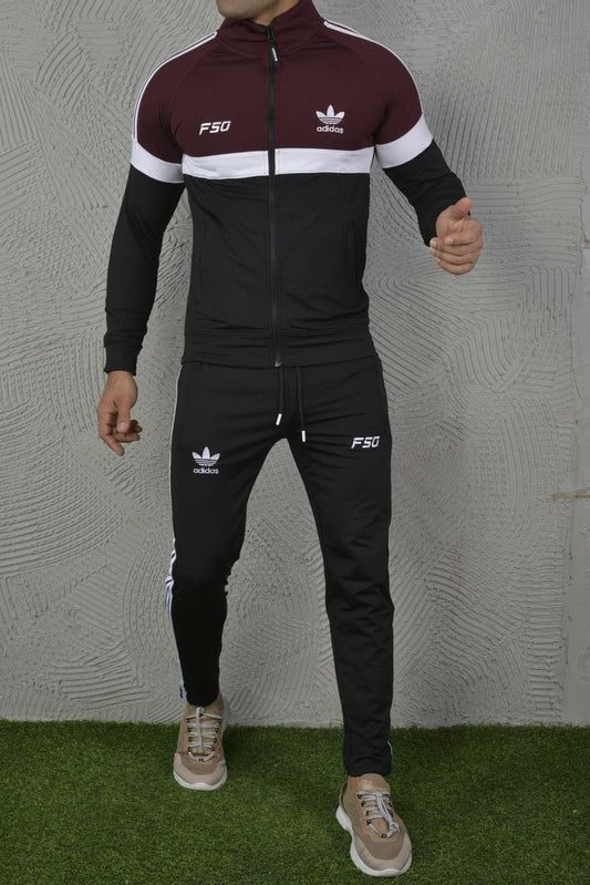 White Panel Tracksuit