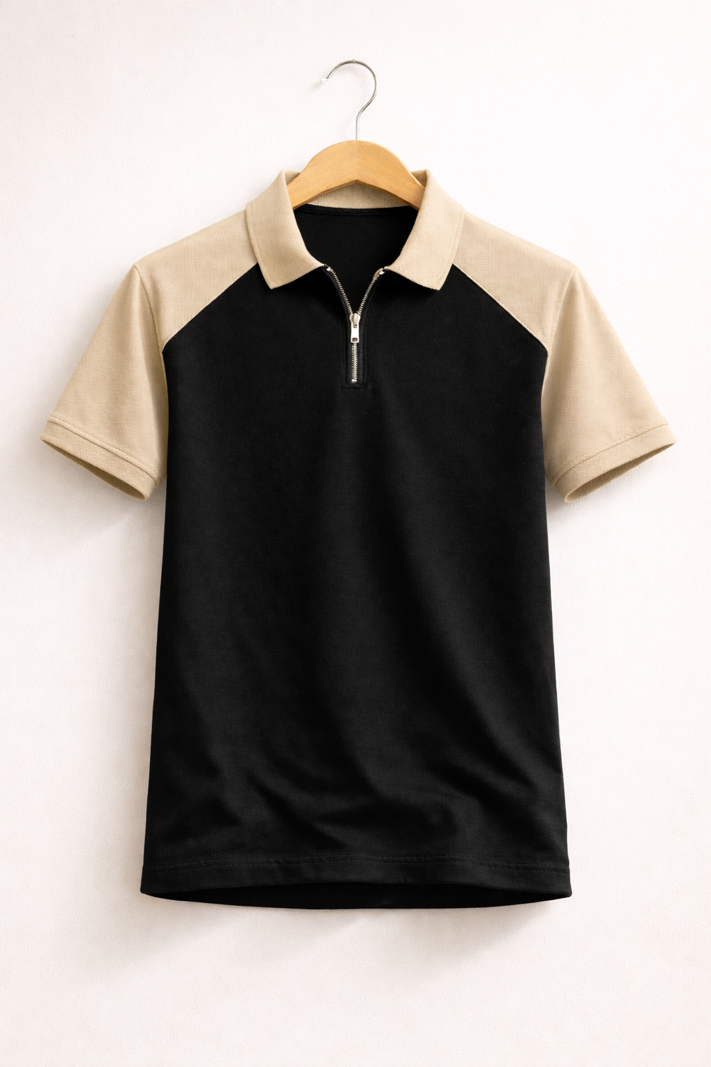 Men’s Raglan Zipper Polo