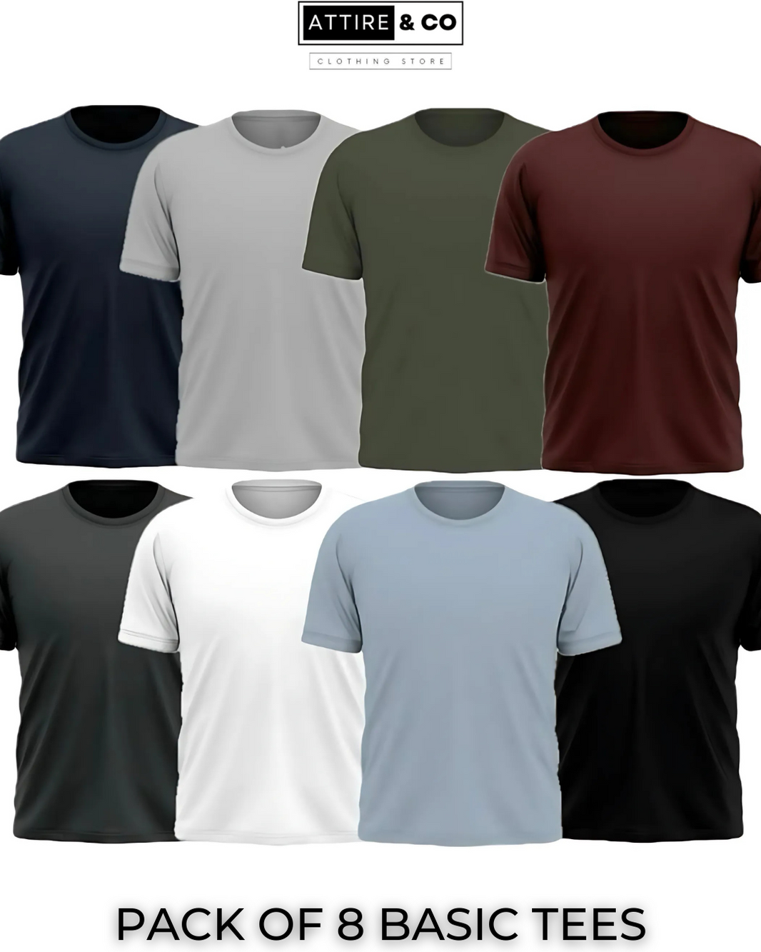 Basic T-shirts – Attire and Co