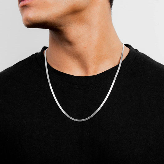 Snake 2.5MM Stainless Steel Chain (Silver)