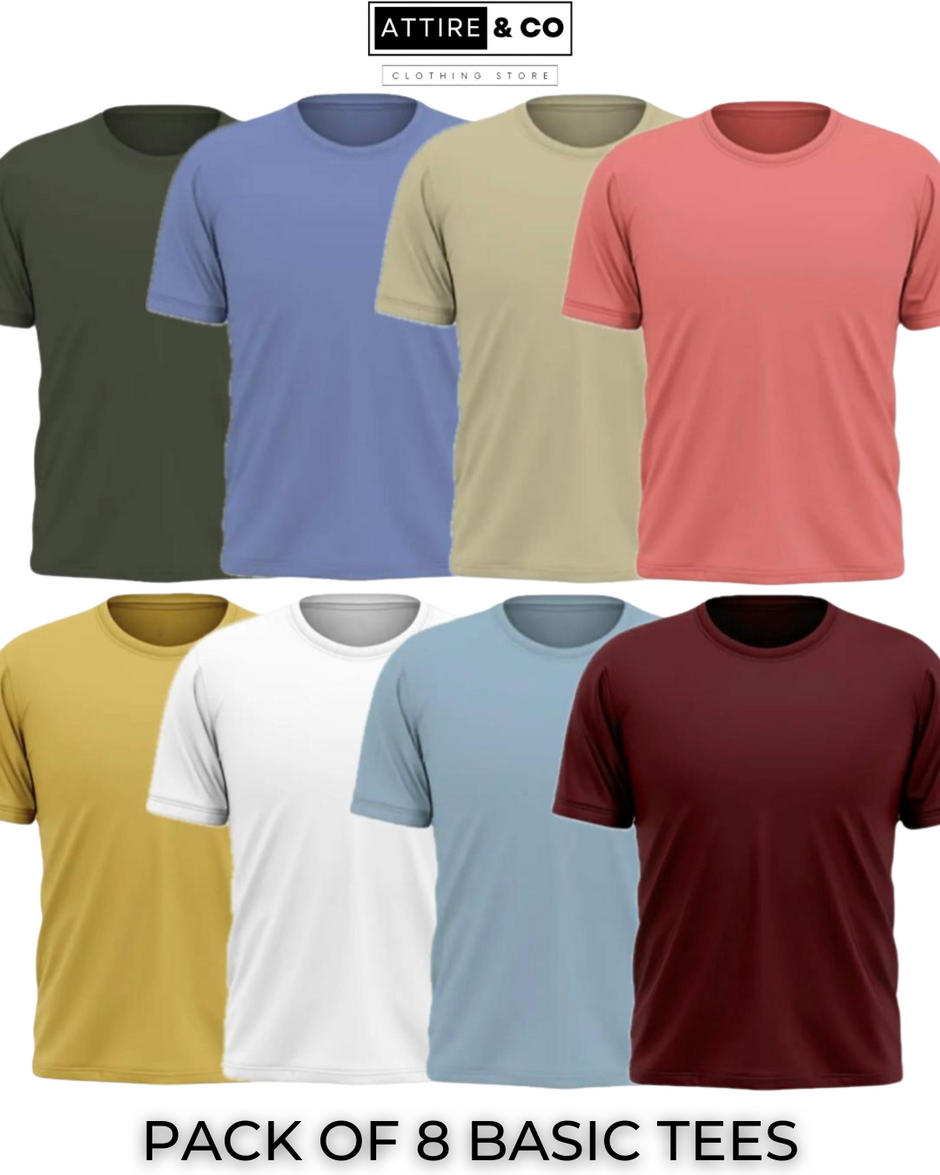 Basic T Setup Basic T-shirts – Attire and Co