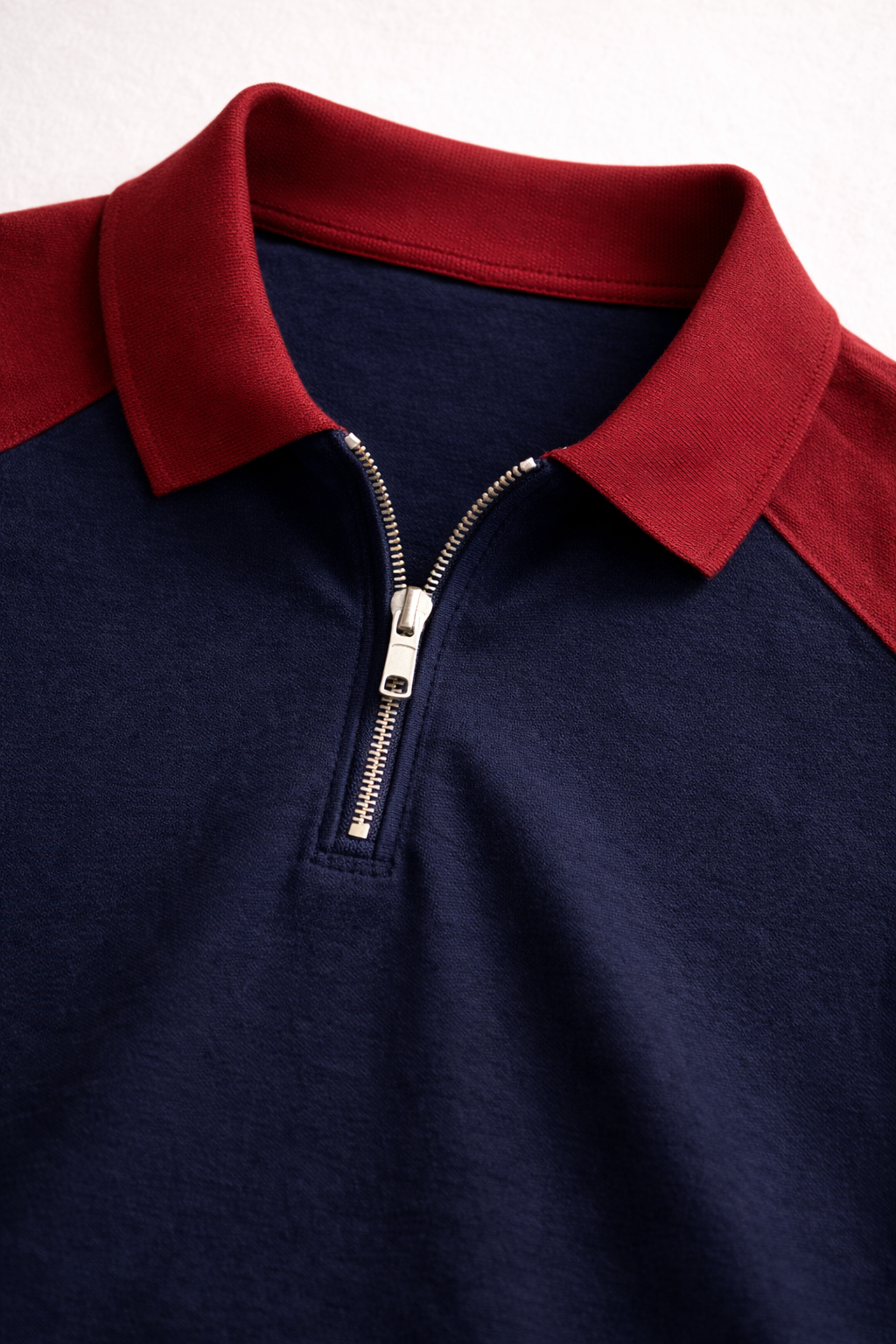 Men’s Raglan Zipper Polo
