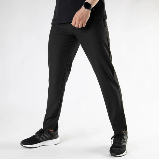 Plain Black Drifit Trouser For Mens