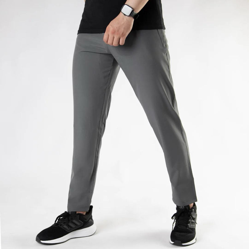 Plain Grey Drifit Trouser For Mens