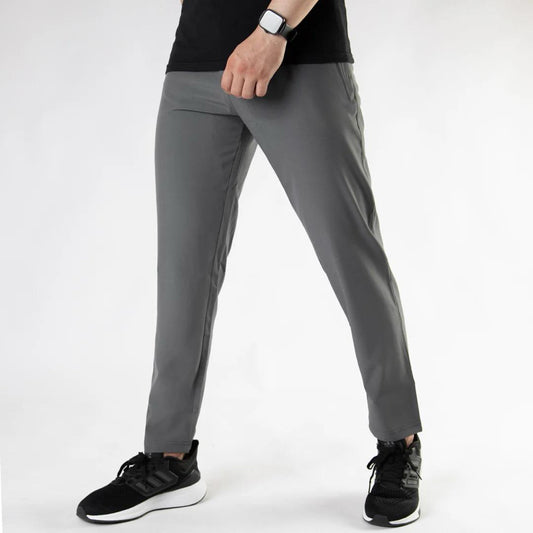 Plain Grey Drifit Trouser For Mens