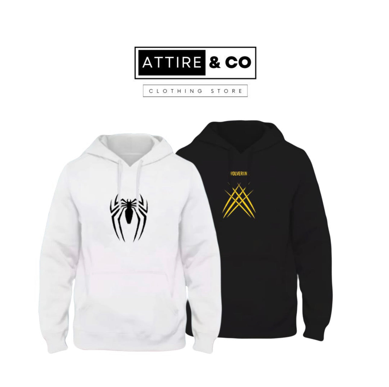 Pack of 2 Printed Hoodies