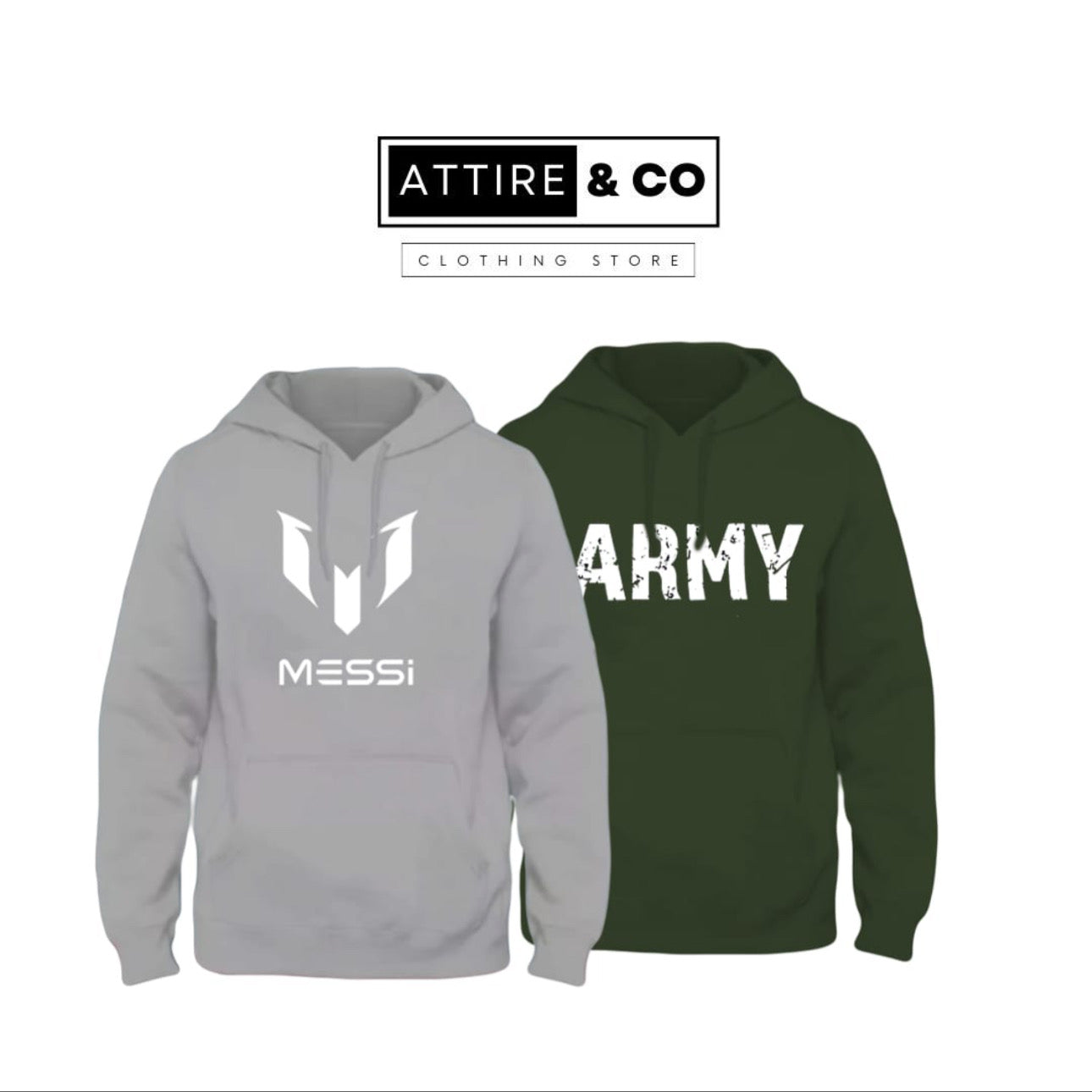 Pack of 2 Printed Hoodies