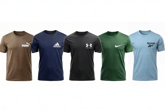 Pack of 5 Printed Dri-Fit T Shirt
