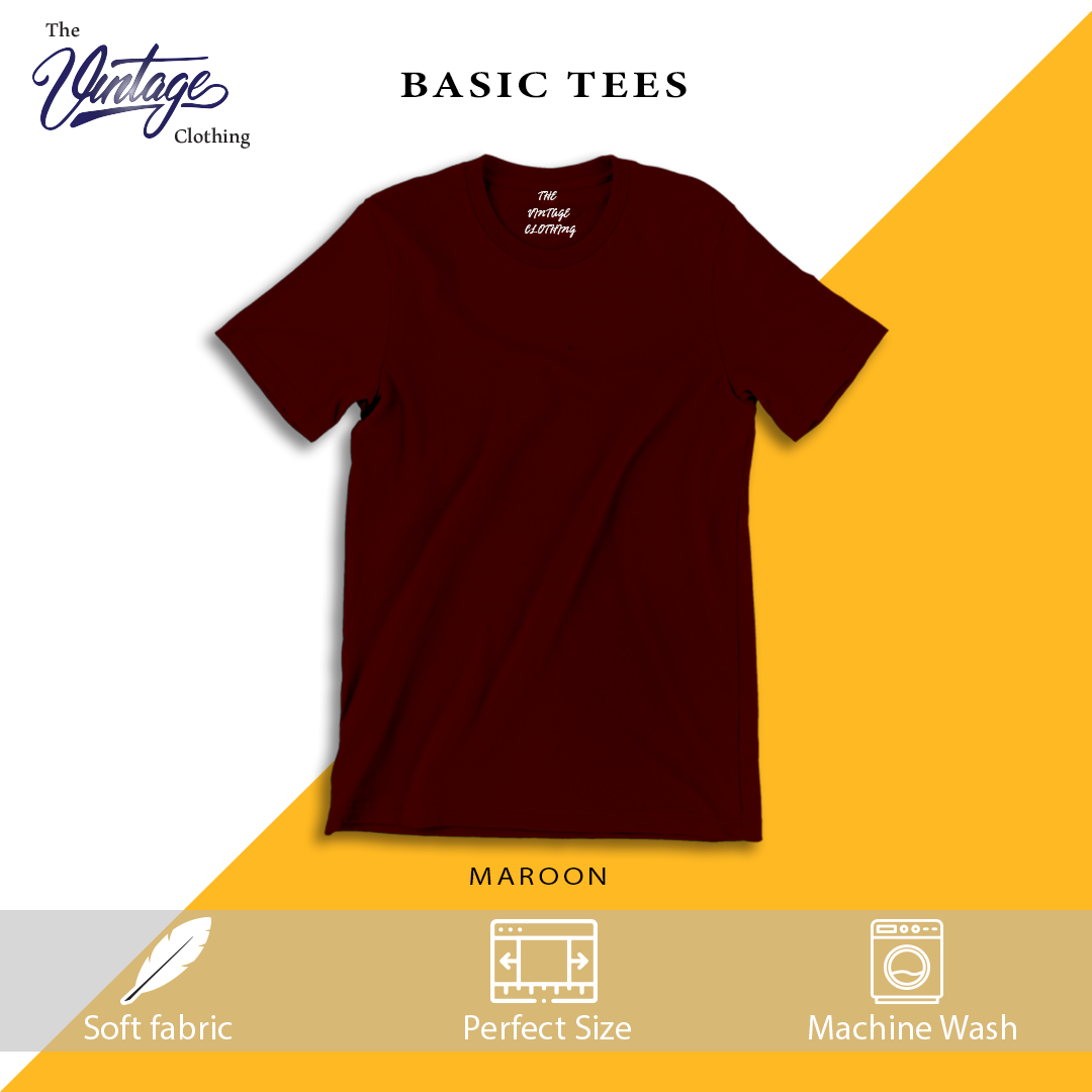 Pack of 3 plain Half sleeves T-Shirt